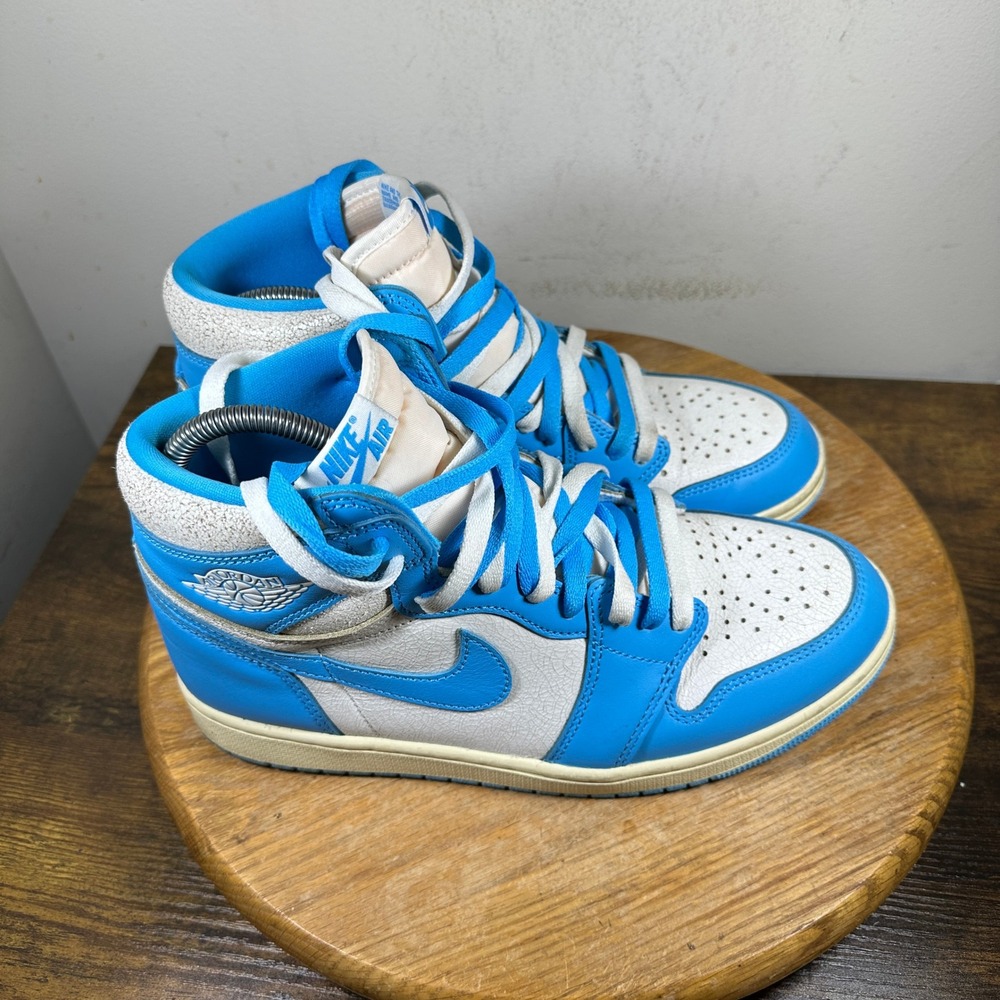 Air Jordan 1 High OG University Blue White Men's Size 9 Shoes DZ5485-402